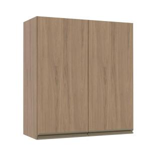 Módulo Armário Aéreo 88x80 2 Portas 100% MDF Cozinha Modulada Gold Robel Hanover/Hanover