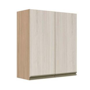 Módulo Armário Aéreo 88x80x34cm 2 Portas 100% MDF Cozinha Modulada Gold J Robel Hanover/Aspen
