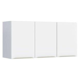 Armário Aéreo de Aço Para Pia 120cm 3 Portas Flora Cozimax Branco
