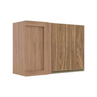 Módulo Armário Aéreo 68x100x34cm Canto Reto 100% MDF Cozinha Modulada Gold J Robel Hanover/Amendoeira BP Módulo Armário Aéreo 68x100x34cm Canto Reto 100% MDF Cozinha Modulada Gold J Robel Hanover/Amendoeira BP