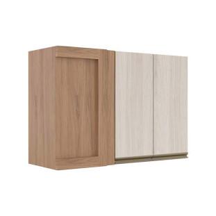 Módulo Armário Aéreo 68x100x34cm Canto Reto 100% MDF Cozinha Modulada Gold J Robel Hanover/Aspen Módulo Armário Aéreo 68x100x34cm Canto Reto 100% MDF Cozinha Modulada Gold J Robel Hanover/Aspen