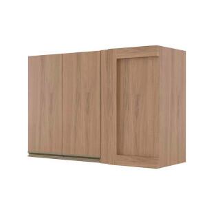 Módulo Armário Aéreo 68x100x34cm Canto Reto 100% MDF Cozinha Modulada Gold J Robel Hanover/Hanover Módulo Armário Aéreo 68x100x34cm Canto Reto 100% MDF Cozinha Modulada Gold J Robel Hanover/Hanover