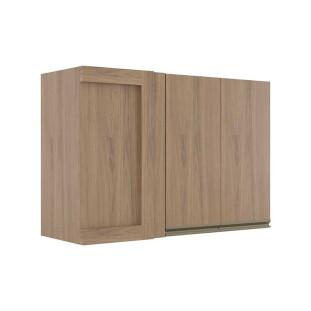 Módulo Armário Aéreo 68x100 Canto Reto Direito 100% MDF Cozinha Modulada Gold Robel Hanover/Hanover