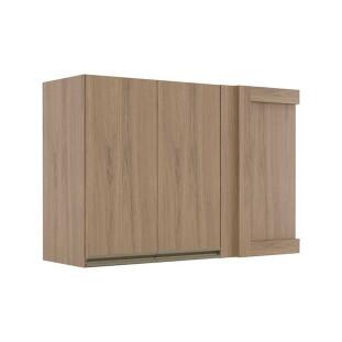 Módulo Armário Aéreo 68x100 Canto Reto Esquerdo 100% MDF Cozinha Modulada Gold Robel Hanover/Hanover
