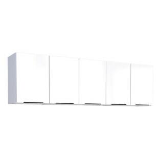 Armário Aéreo de Cozinha Aço 5 Portas Júpiter 200 Cozimax Branco
