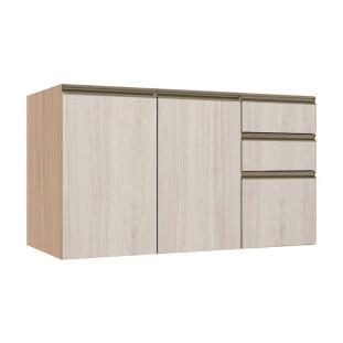 Módulo Balcão 120cm 3 Gavetas 2 Portas 100% MDF Cozinha Modulada Gold J Robel Hanover/Aspen Módulo Balcão 120cm 3 Gavetas 2 Portas 100% MDF Cozinha Modulada Gold J Robel Hanover/Aspen