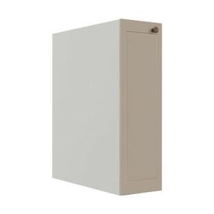 Módulo Balcão 20cm 1 Porta 100% MDF Cozinha Modulada Provence Robel Branco/Fendi Matte