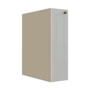 Módulo Balcão 20cm 1 Porta 100% MDF Cozinha Modulada Provence Robel Fendi/Branco Matte