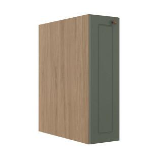Módulo Balcão 20cm 1 Porta 100% MDF Cozinha Modulada Provence Robel Hanover/Salvia Matte