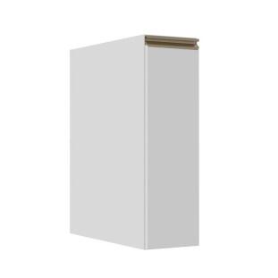 Módulo Balcão 20cm 1 Porta 100% MDF Cozinha Modulada Gold J Robel Branco/Branco Matte