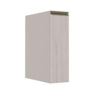 Módulo Balcão 20cm 1 Porta 100% MDF Cozinha Modulada Gold Robel Fendi/Aspen