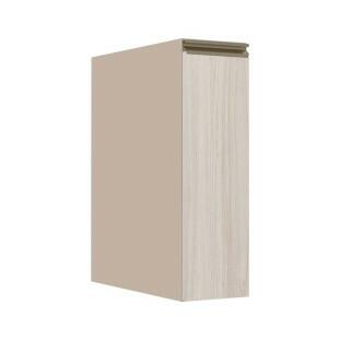 Módulo Balcão 20cm 1 Porta 100% MDF Cozinha Modulada Gold J Robel Fendi/Aspen