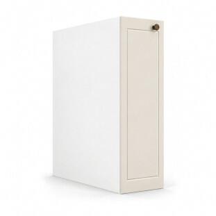 Módulo Balcão 20x68x56cm 1 Porta 100% MDF Cozinha Provence Robel Branco/Off White Matte