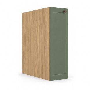 Módulo Balcão 20x68x56cm 1 Porta 100% MDF Cozinha Provence Robel Hanover/Salvia Matte