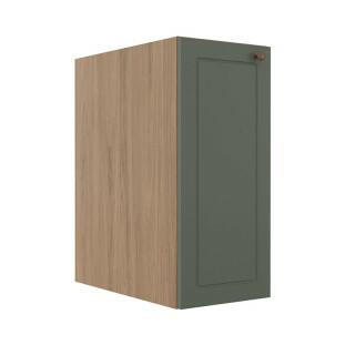 Módulo Balcao 30cm 1 Porta 100% MDF Cozinha Modulada Provence Robel Hanover/Salvia Matte