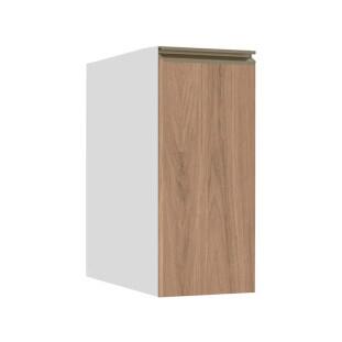 Módulo Balcão 30cm 1 Porta 100% MDF Cozinha Modulada Gold J Robel Branco/Hanover