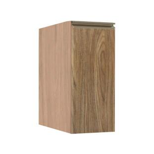 Módulo Balcão 30cm 1 Porta 100% MDF Cozinha Modulada Gold J Robel Hanover/Amendoeira BP
