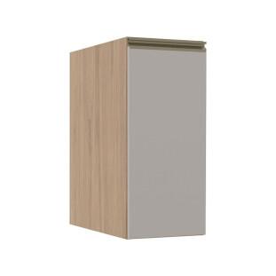 Módulo Balcão 30cm 1 Porta 100% MDF Cozinha Modulada Gold Robel Hanover/Fendi