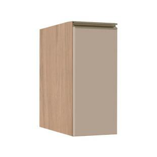 Módulo Balcão 30cm 1 Porta 100% MDF Cozinha Modulada Gold J Robel Hanover/Fendi Matte