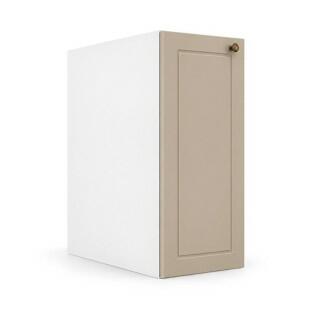 Módulo Balcão 30x68x56cm 1 Porta 100% MDF Cozinha Provence Robel Branco/Fendi Matte