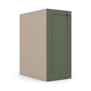Módulo Balcão 30x68x56cm 1 Porta 100% MDF Cozinha Provence Robel Fendi/Salvia Matte