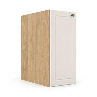 Módulo Balcão 30x68x56cm 1 Porta 100% MDF Cozinha Provence Robel Hanover/Off White Matte