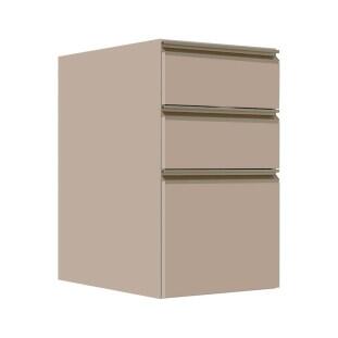 Módulo Balcão 40cm 3 Gavetas 100% MDF Cozinha Modulada Gold J Robel Fendi/Fendi Matte Módulo Balcão 40cm 3 Gavetas 100% MDF Cozinha Modulada Gold J Robel Fendi/Fendi Matte