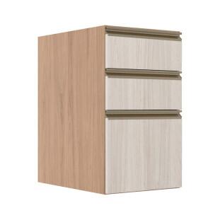 Módulo Balcão 40cm 3 Gavetas 100% MDF Cozinha Modulada Gold J Robel Hanover/Aspen Módulo Balcão 40cm 3 Gavetas 100% MDF Cozinha Modulada Gold J Robel Hanover/Aspen