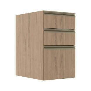 Módulo Balcão 40cm 3 Gavetas 100% MDF Cozinha Modulada Gold Robel Hanover/Hanover