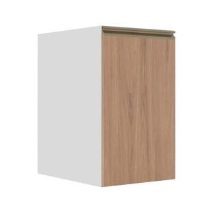 Módulo Balcão 40cm 1 Porta 100% MDF Cozinha Modulada Gold J Robel Branco/Hanover