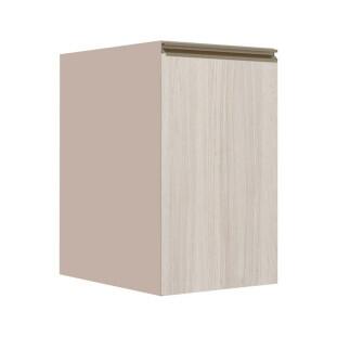 Módulo Balcão 40cm 1 Porta 100% MDF Cozinha Modulada Gold J Robel Fendi/Aspen