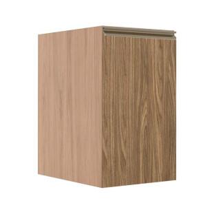 Módulo Balcão 40cm 1 Porta 100% MDF Cozinha Modulada Gold J Robel Hanover/Amendoeira BP