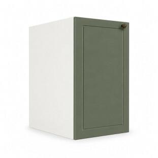 Módulo Balcao 40x68x56cm 1 Porta 100% MDF Cozinha Provence Robel Branco/Salvia Matte