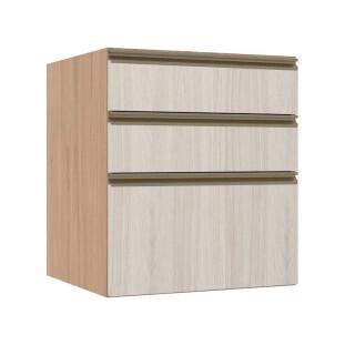 Módulo Balcão 60cm 3 Gavetas 100% MDF Cozinha Modulada Gold J Robel Hanover/Aspen Módulo Balcão 60cm 3 Gavetas 100% MDF Cozinha Modulada Gold J Robel Hanover/Aspen
