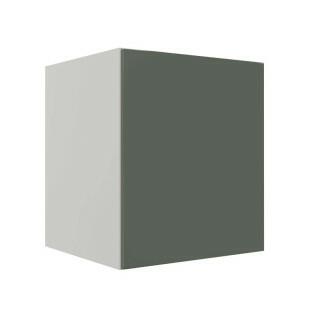 Módulo Balcão 60cm Para Embutir Forno 100% MDF Cozinha Modulada Robel Branco/Salvia Matte