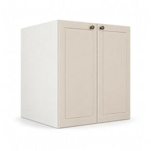 Módulo Balcão 60x68x56cm 2 Portas 100% MDF Cozinha Provence Robel Branco/Off White Matte