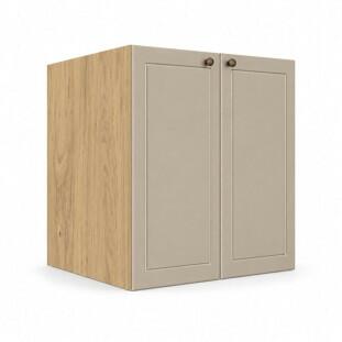 Módulo Balcão 60x68x56cm 2 Portas 100% MDF Cozinha Provence Robel Hanover/Fendi Matte