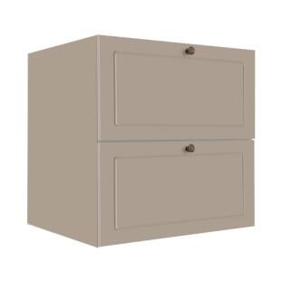 Módulo Balcao 70cm 1 Gaveta 1 Porta Basculante 100% MDF Cozinha Provence Robel Fendi/Fendi Matte