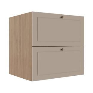 Módulo Balcao 70cm 1 Gaveta 1 Porta Basculante 100% MDF Cozinha Provence Robel Hanover/Fendi Matte