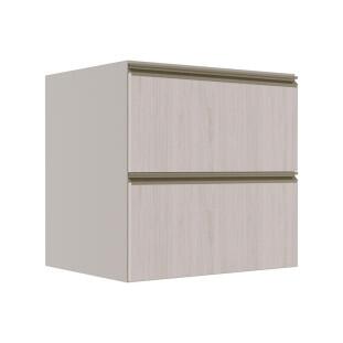 Módulo Balcão 70cm 1 Gaveta 1 Porta Basculante 100% MDF Cozinha Modulada Gold Robel Fendi/Aspen