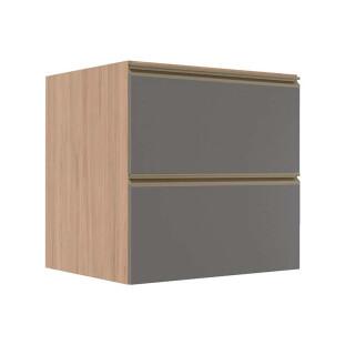 Módulo Balcão 70cm 1 Gaveta 1 Porta Basculante 100% MDF Cozinha Modulada Gold J Robel Hanover/Cinza Matte Módulo Balcão 70cm 1 Gaveta 1 Porta Basculante 100% MDF Cozinha Modulada Gold J Robel Hanover/Cinza Matte