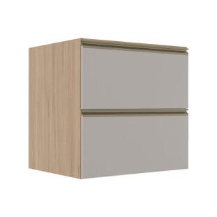 Módulo Balcão 70cm 1 Gaveta 1 Porta Basculante 100% MDF Cozinha Modulada Gold Robel Hanover/Fendi