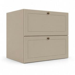 Módulo Balcao 70x68x56cm 1 Gaveta 1 Porta Basculante 100% MDF Cozinha Provence Robel Fendi/Fendi Matte
