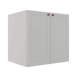 Módulo Balcao 70cm 2 Portas 100% MDF Cozinha Modulada Provence Robel Branco/Branco Matte