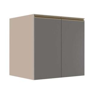Módulo Balcão 70cm 2 Portas 100% MDF Cozinha Modulada Gold J Robel Fendi/Cinza Matte Módulo Balcão 70cm 2 Portas 100% MDF Cozinha Modulada Gold J Robel Fendi/Cinza Matte