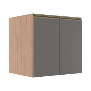 Módulo Balcão 70cm 2 Portas 100% MDF Cozinha Modulada Gold J Robel Hanover/Cinza Matte Módulo Balcão 70cm 2 Portas 100% MDF Cozinha Modulada Gold J Robel Hanover/Cinza Matte