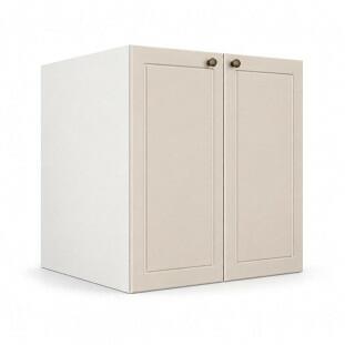 Módulo Balcão 70x68x56cm 2 Portas 100% MDF Cozinha Provence Robel Branco/Off White Matte