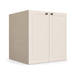 Módulo Balcão 70x68x56cm 2 Portas 100% MDF Cozinha Provence Robel Fendi/Off White Matte