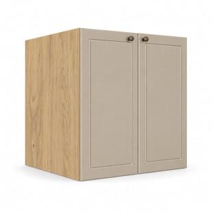 Módulo Balcão 70x68x56cm 2 Portas 100% MDF Cozinha Provence Robel Hanover/Fendi Matte