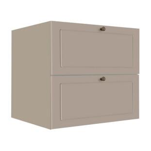 Módulo Balcao 80cm 1 Gaveta 1 Porta Basculante 100% MDF Cozinha Provence Robel Fendi/Fendi Matte